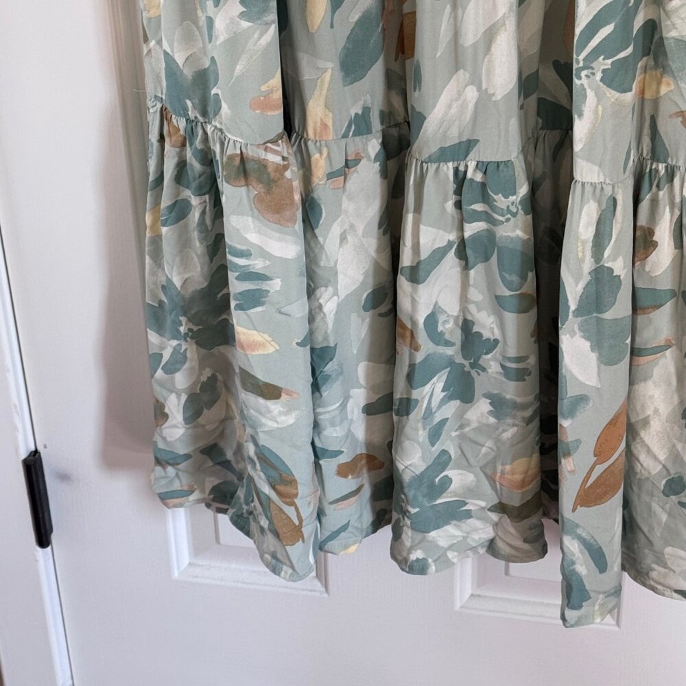 A New Day Womens Green Floral Maxi Dress Size M Medium New with Tags - Picture 8 of 11